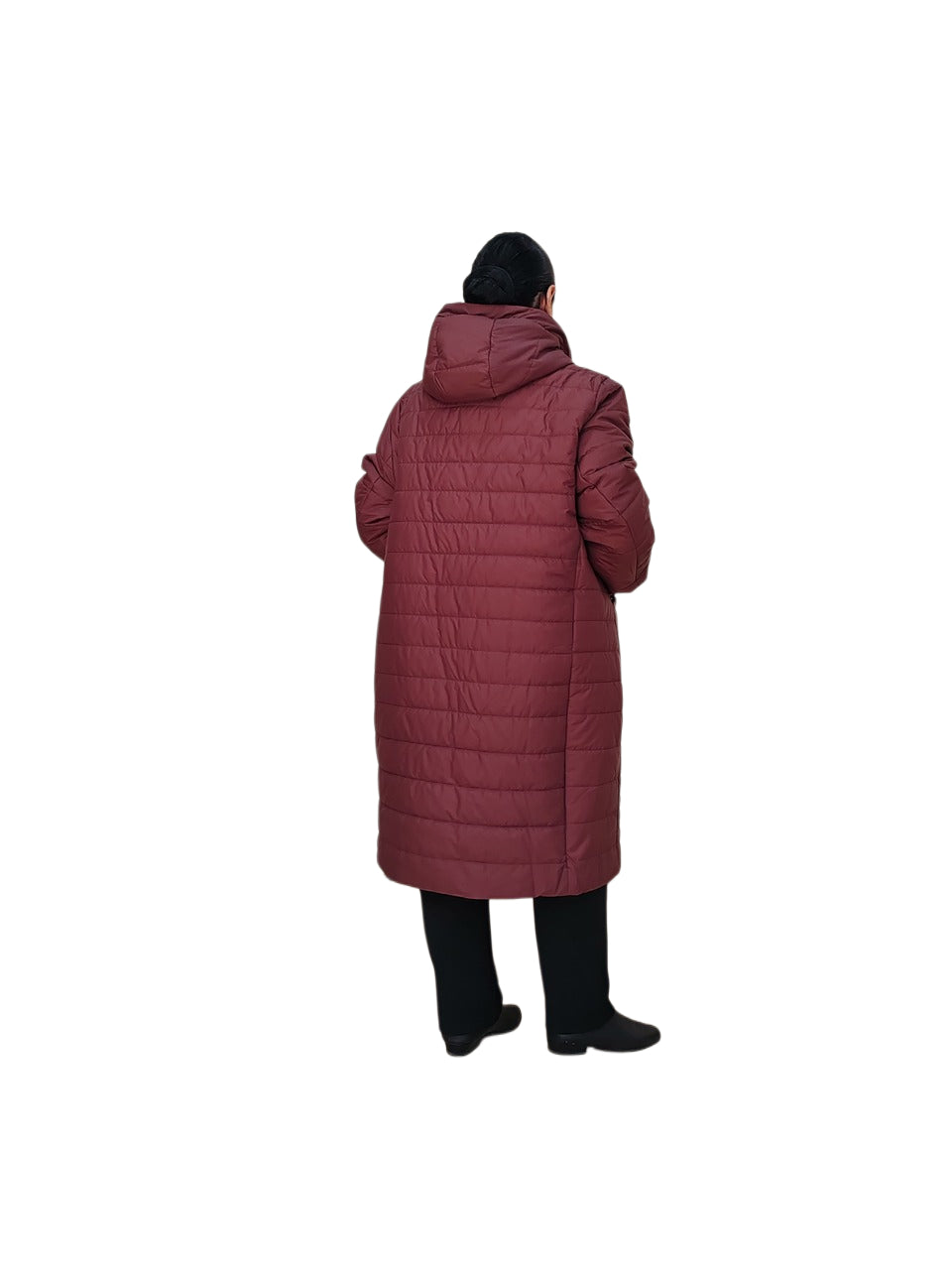 ქალების გრძელი ქურთუკი პლუს ზომა, სადღეღამისო კომფორტისა და სტილის გარანტი.